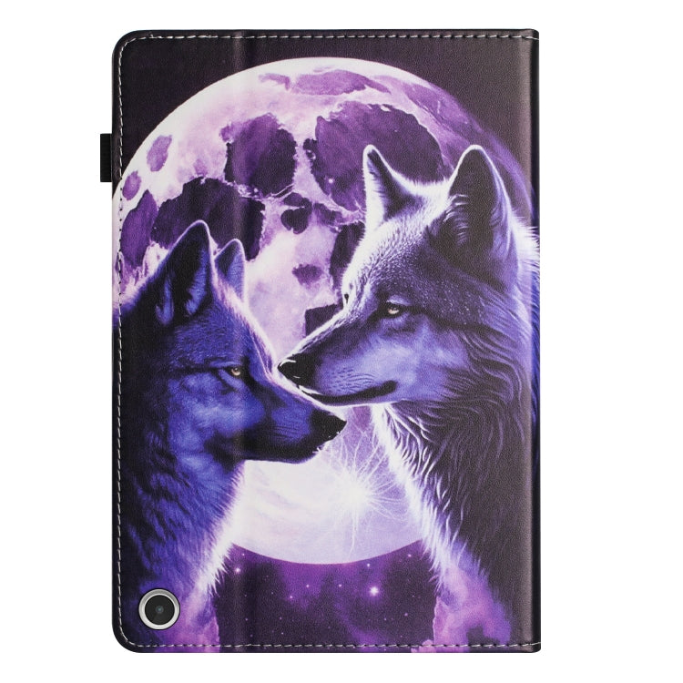 For Amazon Kindle Fire Max 11 2023 Sewing Litchi Texture Smart Leather Tablet Case(Wolf) - Amazon by PMC TechLife | Online Shopping South Africa | PMC TechLife | Buy Now Pay Later Mobicred