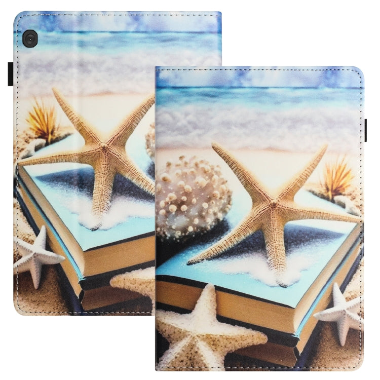 For Lenovo Tab M10 Sewing Litchi Texture Smart Leather Tablet Case(Starfish) - free shipping - PMC TechLife - Order now!