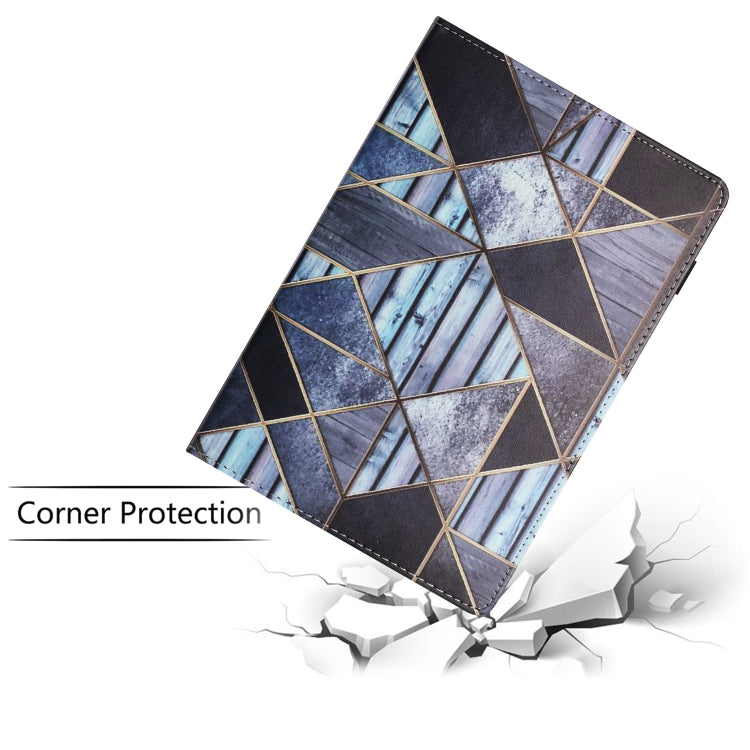 For Lenovo Tab M10 Sewing Litchi Texture Smart Leather Tablet Case(Marble) - Lenovo by PMC TechLife | Online Shopping South Africa | PMC TechLife | Buy Now Pay Later Mobicred