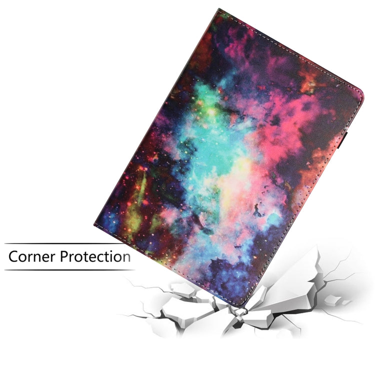 For Lenovo Tab M10 Sewing Litchi Texture Smart Leather Tablet Case(Starry Sky) - Lenovo by PMC TechLife | Online Shopping South Africa | PMC TechLife | Buy Now Pay Later Mobicred