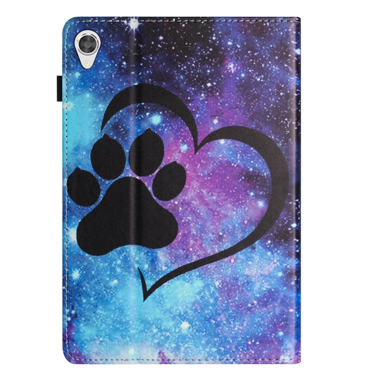 For Lenovo Tab M10 HD Gen 2 Sewing Litchi Texture Smart Leather Tablet Case(Footprint) - Lenovo by PMC TechLife | Online Shopping South Africa | PMC TechLife | Buy Now Pay Later Mobicred