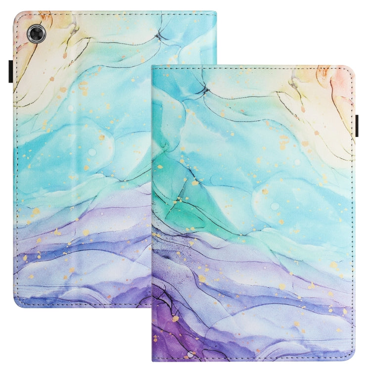 For Lenovo Tab M10 Gen 3 Sewing Litchi Texture Smart Leather Tablet Case(Oil Painting) - Lenovo by PMC TechLife | Online Shopping South Africa | PMC TechLife | Buy Now Pay Later Mobicred
