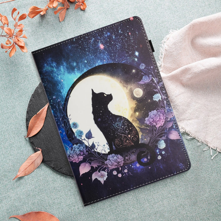 For Lenovo Tab M10 Gen 3 Sewing Litchi Texture Smart Leather Tablet Case(Cat) - Lenovo by PMC TechLife | Online Shopping South Africa | PMC TechLife | Buy Now Pay Later Mobicred