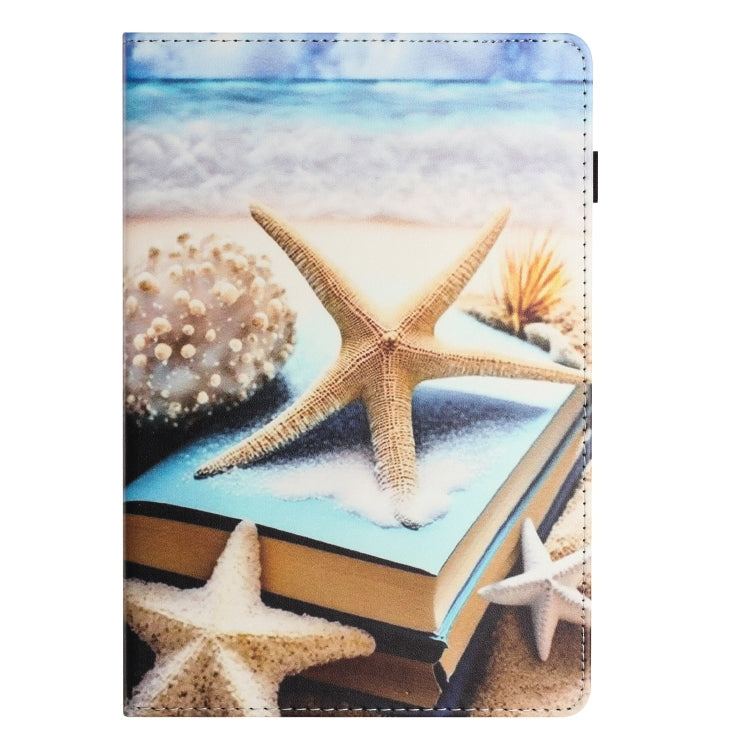 For Lenovo Tab M10 Plus 3rd Gen Sewing Litchi Texture Smart Leather Tablet Case(Starfish) - Lenovo by PMC TechLife | Online Shopping South Africa | PMC TechLife | Buy Now Pay Later Mobicred