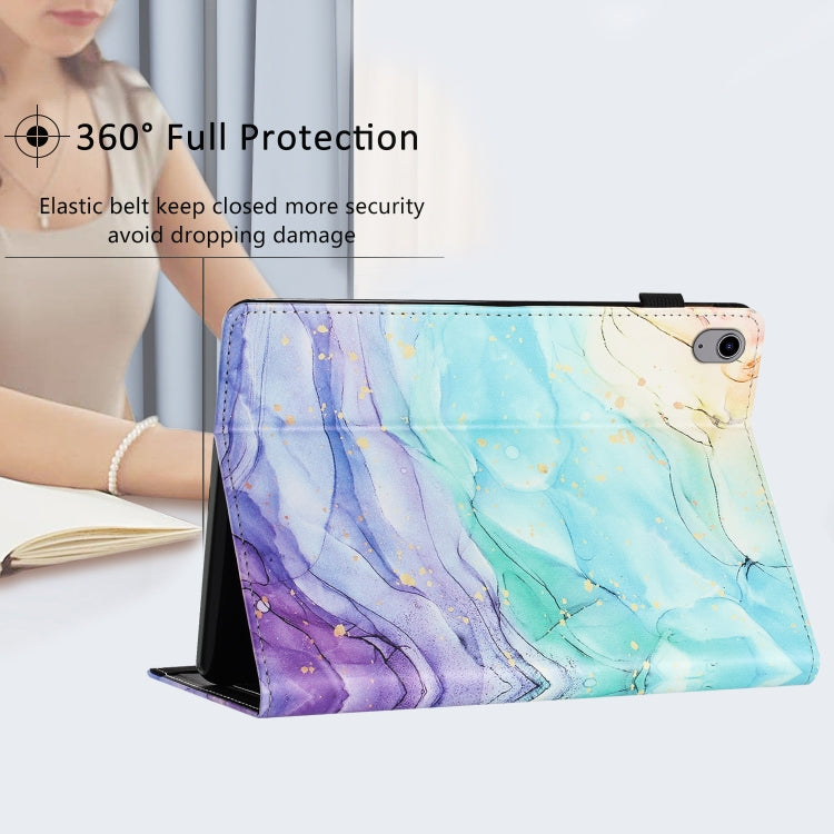 For Lenovo Tab P11 Sewing Litchi Texture Smart Leather Tablet Case(Oil Painting) - Lenovo by PMC TechLife | Online Shopping South Africa | PMC TechLife | Buy Now Pay Later Mobicred