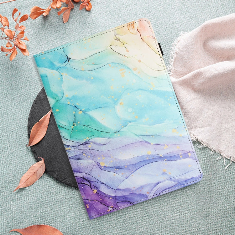 For Lenovo Tab P11 Sewing Litchi Texture Smart Leather Tablet Case(Oil Painting) - Lenovo by PMC TechLife | Online Shopping South Africa | PMC TechLife | Buy Now Pay Later Mobicred