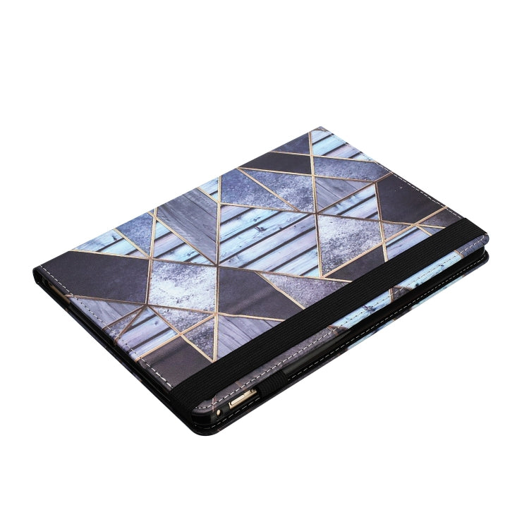 For Huawei MediaPad T3 10 Sewing Litchi Texture Smart Leather Tablet Case(Marble) - Huawei by PMC TechLife | Online Shopping South Africa | PMC TechLife | Buy Now Pay Later Mobicred