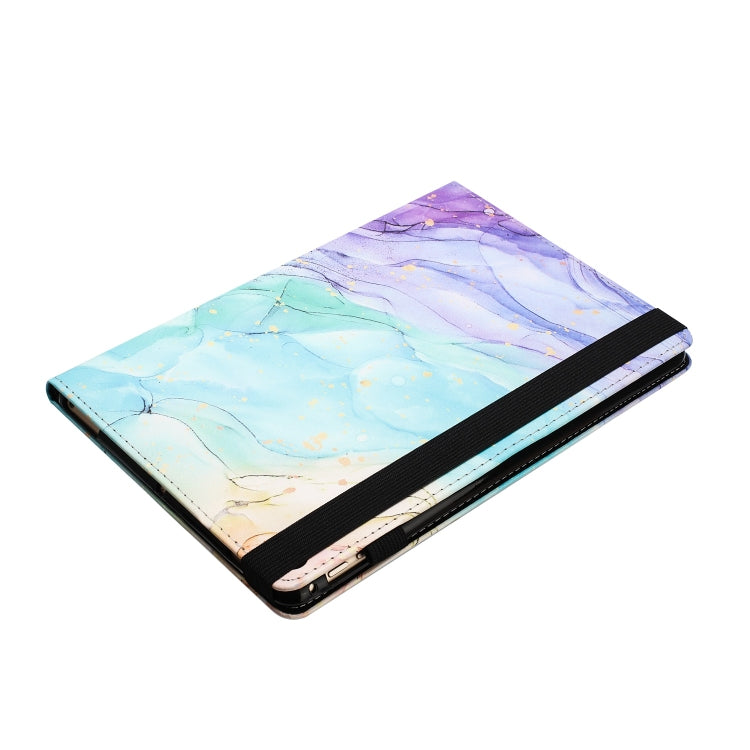 For Huawei MediaPad T5 10 Sewing Litchi Texture Smart Leather Tablet Case(Oil Painting) - Huawei by PMC TechLife | Online Shopping South Africa | PMC TechLife | Buy Now Pay Later Mobicred