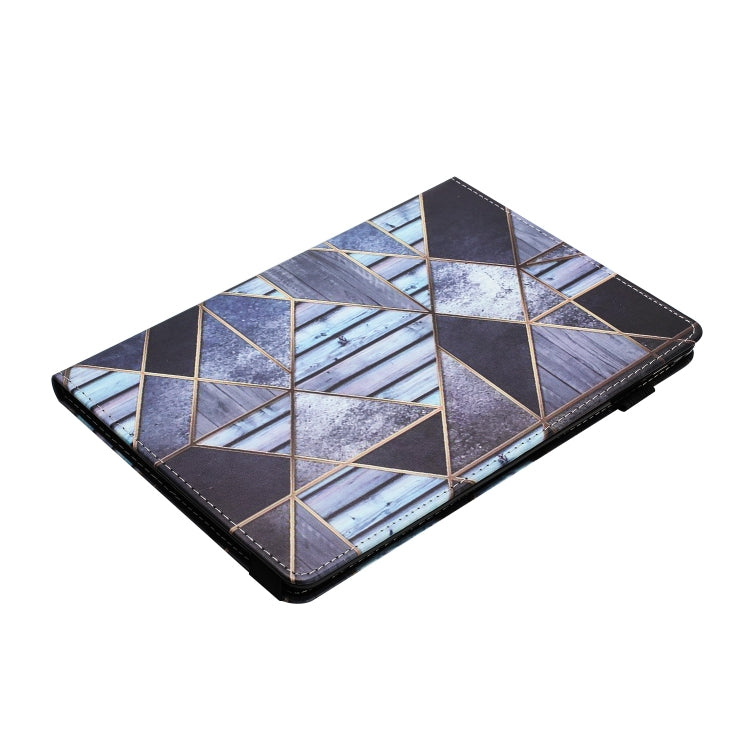 For Huawei MediaPad T5 10 Sewing Litchi Texture Smart Leather Tablet Case(Marble) - Huawei by PMC TechLife | Online Shopping South Africa | PMC TechLife | Buy Now Pay Later Mobicred