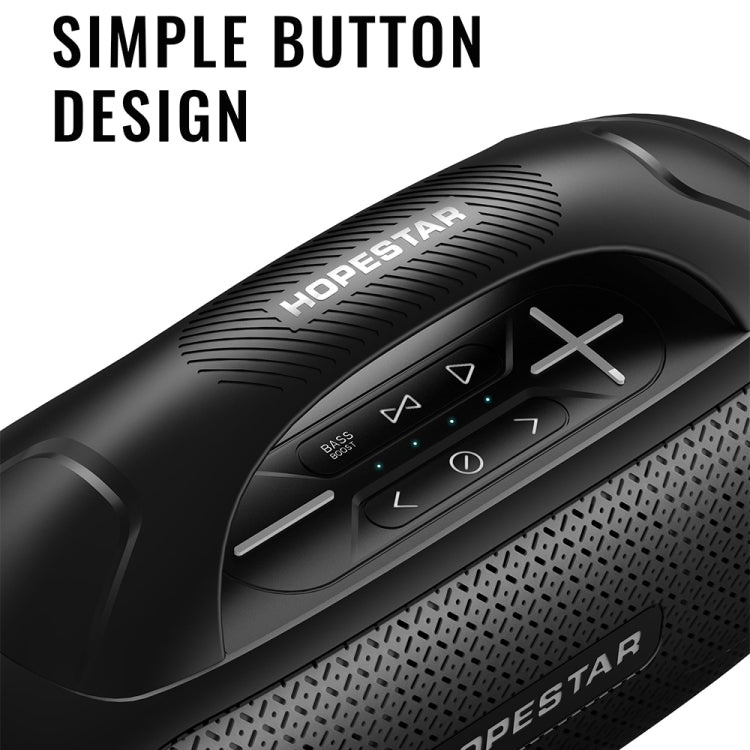 HOPESTAR A50 80W IPX6 Waterproof Portable Bluetooth Speaker Outdoor Subwoofer(Black) - free shipping - PMC Jewellery - Order now!