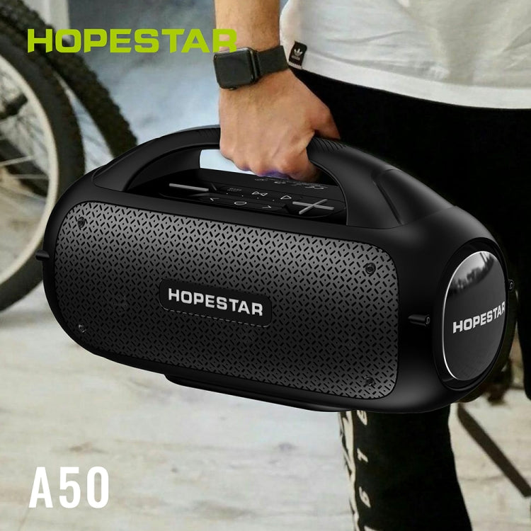 HOPESTAR A50 80W IPX6 Waterproof Portable Bluetooth Speaker Outdoor Subwoofer(Black) - free shipping - PMC Jewellery - Order now!
