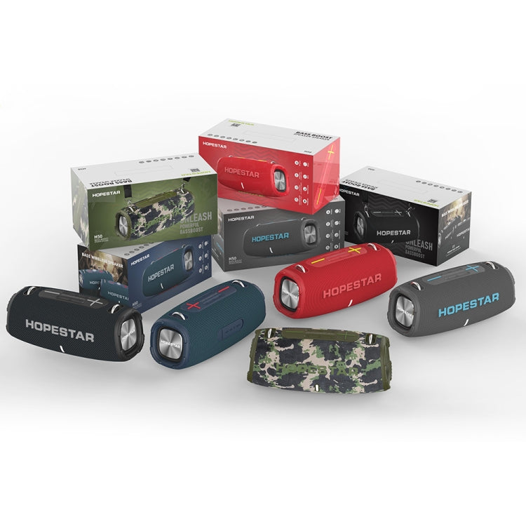 HOPESTAR H50 lPX6 Waterproof Portable Wireless Bluetooth Speaker(Camouflage) - free shipping - PMC Jewellery - Order now!