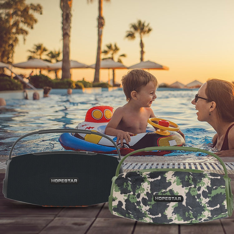HOPESTAR H51 IPX6 Waterproof Outdoor Portable Wireless Bluetooth Speaker(Black) - free shipping - PMC Jewellery - Order now!