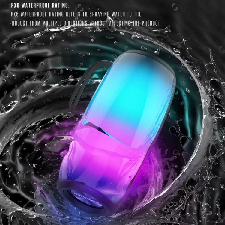 HOPESTAR P40 Pro IPX6 Waterproof RGB Light Wireless Bluetooth Speaker(Army Green) - free shipping - PMC Jewellery - Order now!