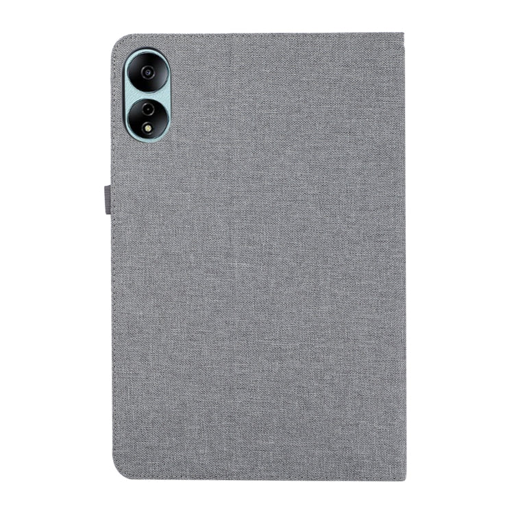 For Honor MagicPad 13 Cloth Texture Horizontal Flip PU + TPU Tablet Case(Gray) - Honor by PMC TechLife | Online Shopping South Africa | PMC TechLife | Buy Now Pay Later Mobicred