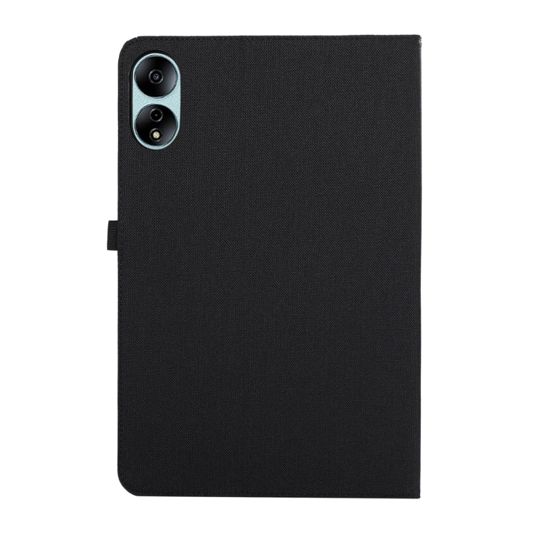 For Honor MagicPad 13 Fabric Texture Horizontal Flip Leather Tablet Case(Black) - Honor by PMC TechLife | Online Shopping South Africa | PMC TechLife | Buy Now Pay Later Mobicred