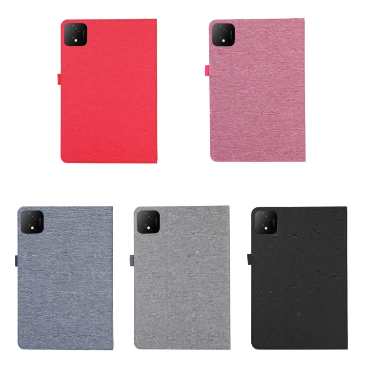 For Honor Pad GT Pro Cloth Texture Horizontal Flip PU + TPU Tablet Case(Deep Blue) - Honor by PMC TechLife | Online Shopping South Africa | PMC TechLife | Buy Now Pay Later Mobicred