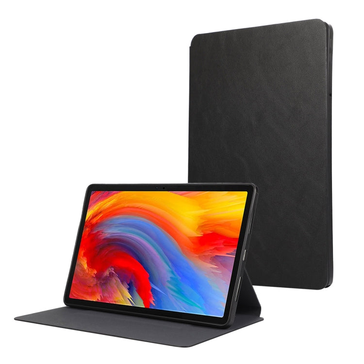 For Lenovo Tab M11 / Xiaoxin Pad 11 2024 PU Flip Tablet Protective Leather Tablet Case(Black) - Lenovo by PMC Jewellery | Online Shopping South Africa | PMC Jewellery | Buy Now Pay Later Mobicred