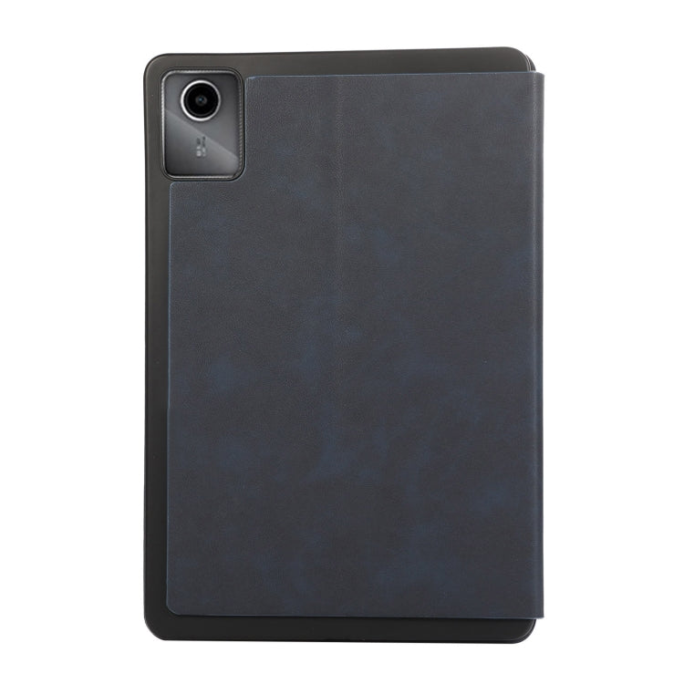 For Lenovo Tab M11 / Xiaoxin Pad 11 2024 PU Flip Tablet Protective Leather Tablet Case(Dark Blue) - Lenovo by PMC Jewellery | Online Shopping South Africa | PMC Jewellery | Buy Now Pay Later Mobicred