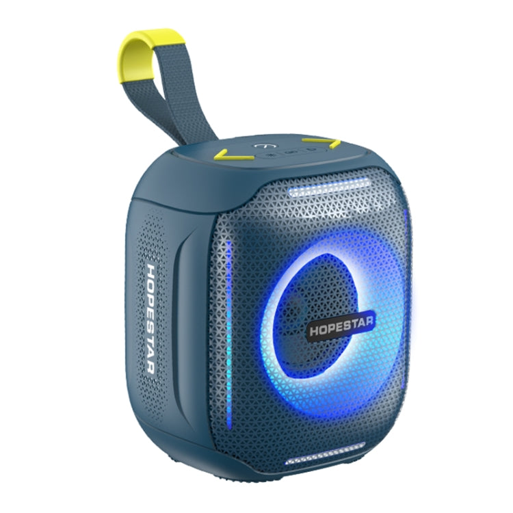 HOPESTAR Party 300mini IPX5 Water-resistant Portable Bluetooth Speaker 360 Degree Stereo Outdoor Speaker(Blue) - Water-resistant Speaker by HOPESTAR | Online Shopping South Africa | PMC Jewellery | Buy Now Pay Later Mobicred