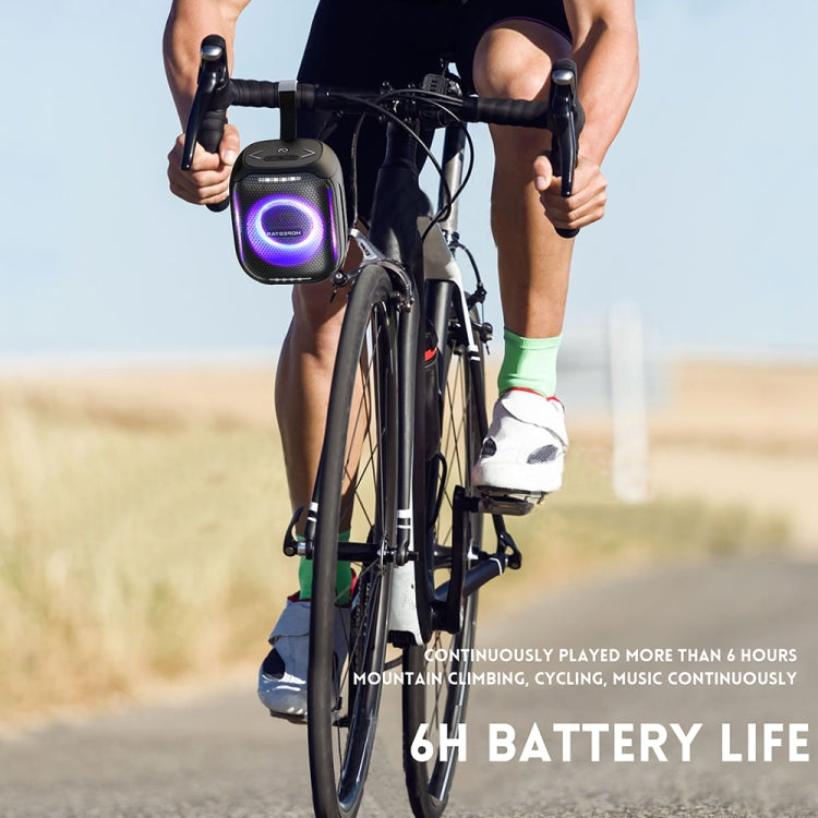 HOPESTAR Party 300mini IPX5 Waterproof Portable Bluetooth Speaker 360 Degree Stereo Outdoor Speaker(Black) - free shipping - PMC Jewellery - Order now!