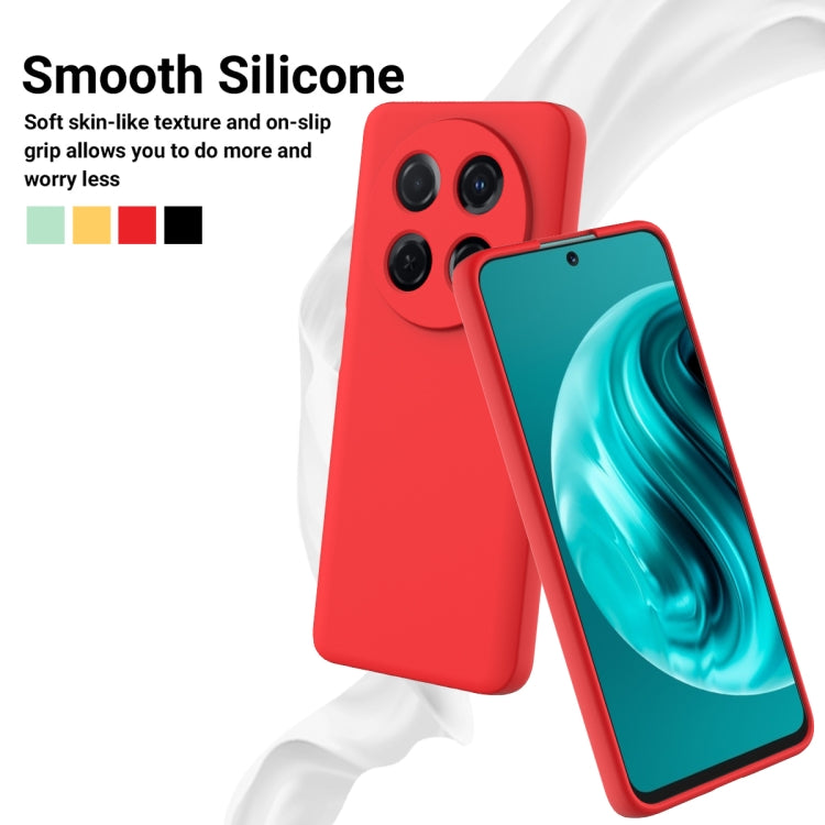 For Huawei nova 12i Solid Color Liquid Silicone Dropproof Full Coverage Protective Case(Red) - Huawei Cases by PMC TechLife | Online Shopping South Africa | PMC TechLife | Buy Now Pay Later Mobicred