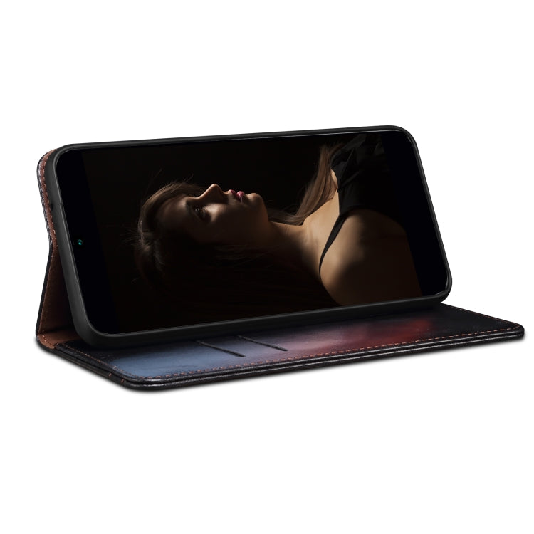 For Nothing Phone 2 Oil Wax Crazy Horse Texture Leather Phone Case(Black) - Nothing Cases by PMC TechLife | Online Shopping South Africa | PMC TechLife | Buy Now Pay Later Mobicred