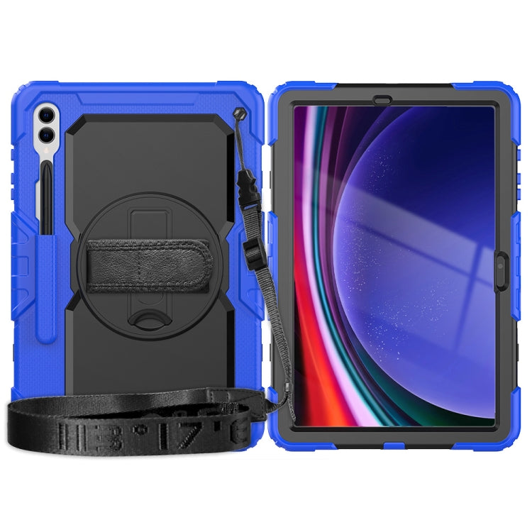 For Samsung Galaxy Tab S10+ / S9+ / S9 FE+ Silicone Hybrid PC Tablet Protective Case(Dark Blue+Black) - free shipping - PMC Jewellery - Order now!