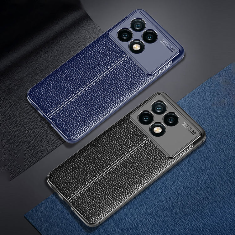 For Xiaomi Redmi K70E Litchi Texture Shockproof TPU Phone Case(Black) - free shipping - PMC TechLife - Order now!