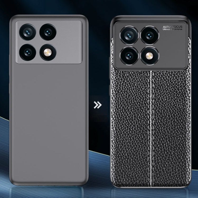 For Xiaomi Redmi K70E Litchi Texture Shockproof TPU Phone Case(Black) - free shipping - PMC TechLife - Order now!