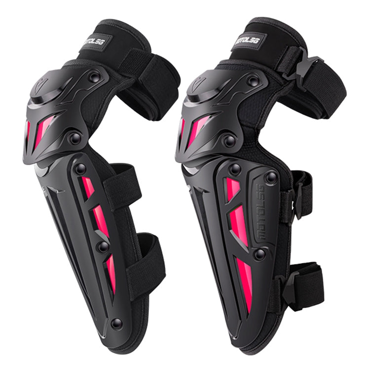 Motolsg MT-05 Motorcycle Bicycle Riding Protective Gear 2 in 1 Knee Pads(Pink) - free shipping - PMC TechLife - Order now!