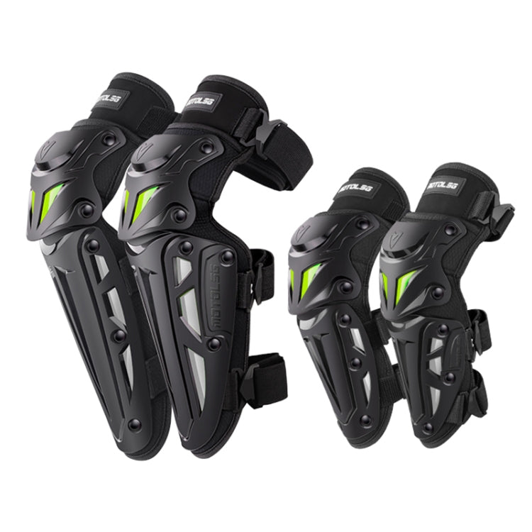 Motolsg MT-05 Motorcycle Bicycle Riding Protective Gear 4 in 1 Elbow Pads(Yellow Grey) - free shipping - PMC TechLife - Order now!