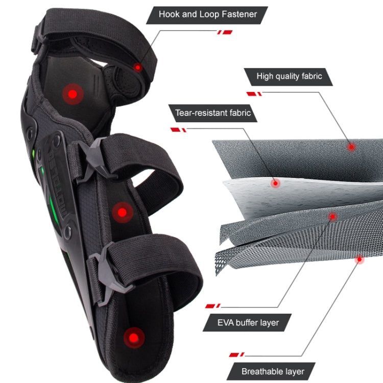 Motolsg MT-05 Motorcycle Bicycle Riding Protective Gear 2 in 1 Knee Pads(Yellow Grey) - free shipping - PMC TechLife - Order now!