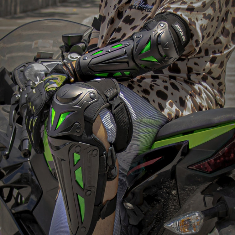 Motolsg MT-05 Motorcycle Bicycle Riding Protective Gear 4 in 1 Elbow Pads(Green) - free shipping - PMC TechLife - Order now!