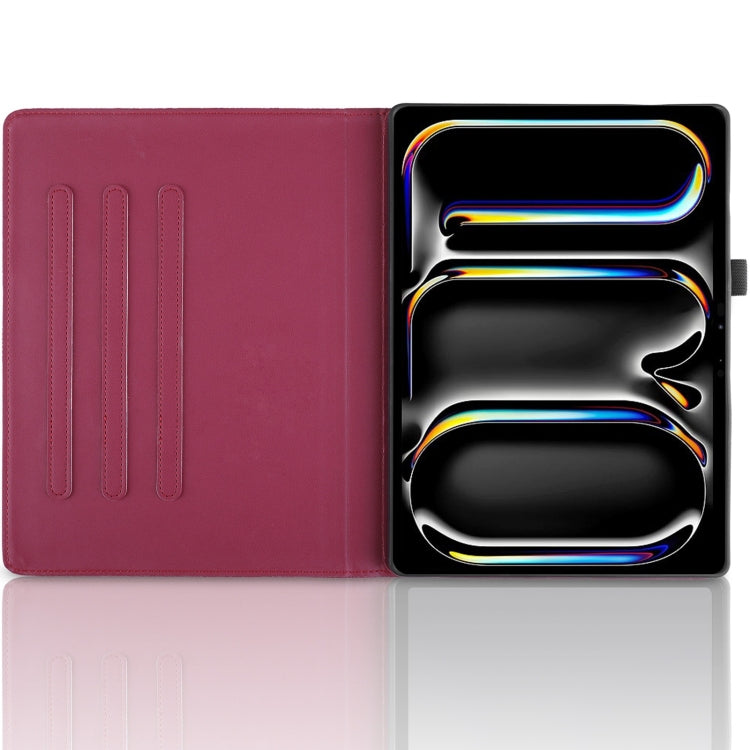 For iPad Pro 11 2024 Tree Life Embossed Rotation Leather Smart Tablet Case(Red) - iPad Pro 11 2024 Cases by PMC TechLife | Online Shopping South Africa | PMC TechLife | Buy Now Pay Later Mobicred