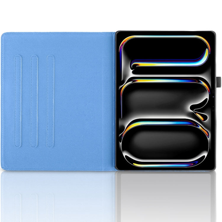 For iPad Pro 13 2024 Tree Life Embossed Rotation Leather Smart Tablet Case(Blue) - iPad Pro 13 2024 Cases by PMC TechLife | Online Shopping South Africa | PMC TechLife | Buy Now Pay Later Mobicred