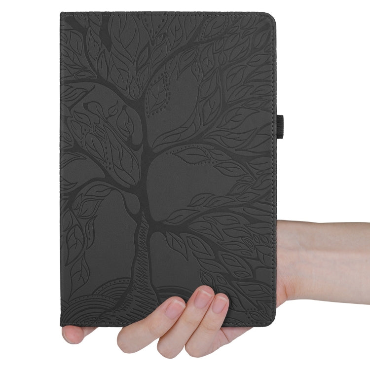 For iPad Pro 13 2024 Tree Life Embossed Rotation Leather Smart Tablet Case(Black) - free shipping - PMC TechLife - Order now!