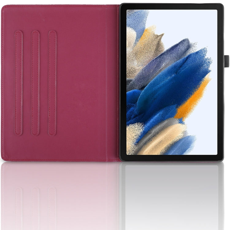 For Lenovo Tab M10 Plus 10.6 3rd Gen Tree Life Embossed Rotation Leather Smart Tablet Case(Red) - Lenovo by PMC TechLife | Online Shopping South Africa | PMC TechLife | Buy Now Pay Later Mobicred