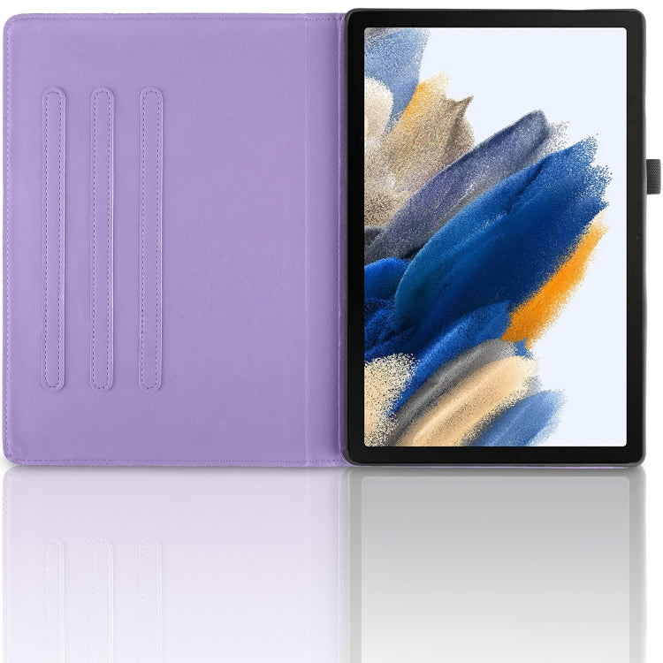 For Lenovo Tab M10 Plus 10.6 3rd Gen Tree Life Embossed Rotation Leather Smart Tablet Case(Purple) - Lenovo by PMC TechLife | Online Shopping South Africa | PMC TechLife | Buy Now Pay Later Mobicred