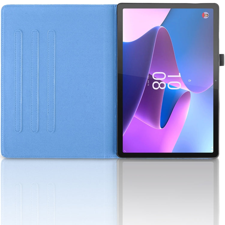 For Lenovo Tab P11 Pro 2nd / Xiaoxin Pad 11 Pro Tree Life Embossed Rotation Leather Tablet Case(Blue) - free shipping - PMC TechLife - Order now!