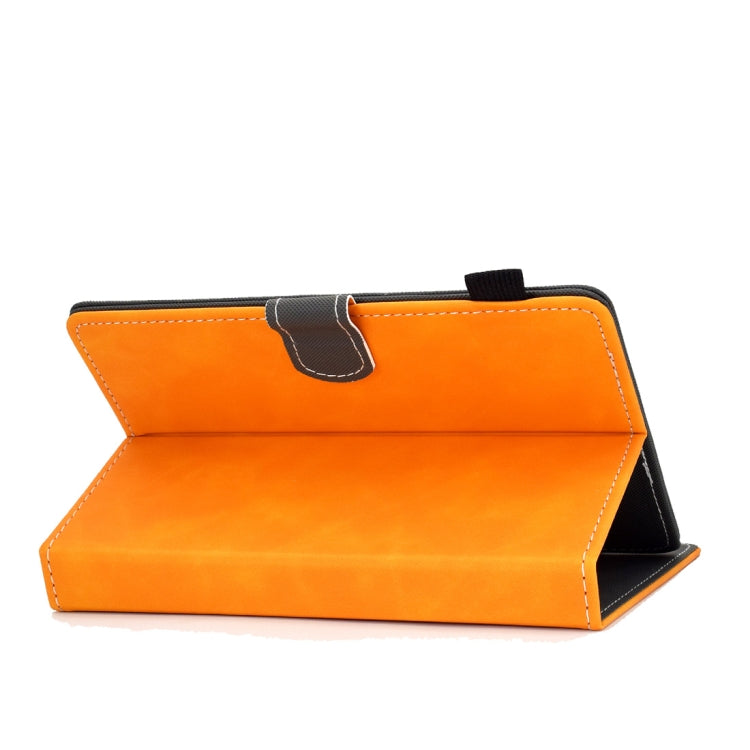 For 10 inch Tablet PC Universal Cowhide Texture Horizontal Flip Leather Case with Holder & Card Slots & Pen Slot(Khaki) - 8 inch by PMC TechLife | Online Shopping South Africa | PMC TechLife | Buy Now Pay Later Mobicred