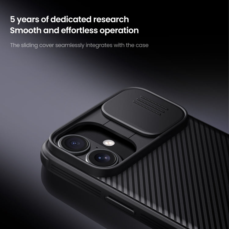 For iPhone 16 Plus NILLKIN CamShield Pro PC Phone Case(Black) - free shipping - PMC Jewellery - Order now!