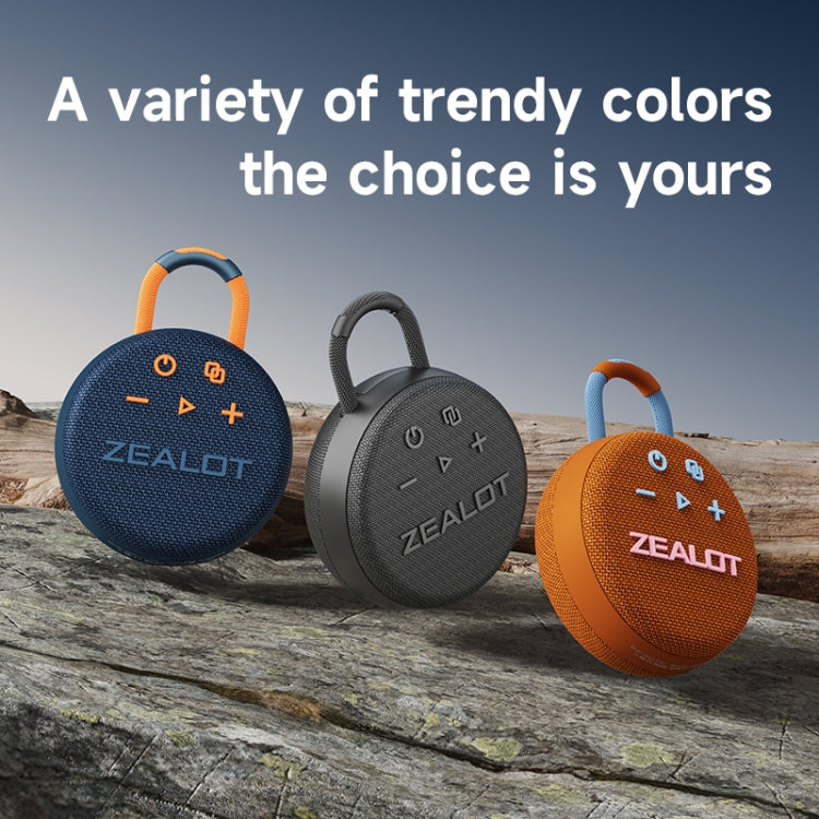 Zealot S77 IPX7 Waterproof Portable Wireless Bluetooth Speaker(Blue Cyan) - free shipping - PMC Jewellery - Order now!