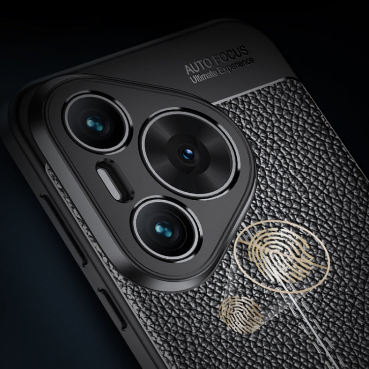 For Huawei Pura 70 Pro / 70 Pro+ Litchi Texture TPU Shockproof Phone Case(Black) - free shipping - PMC Jewellery - Order now!