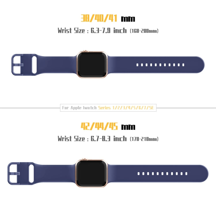 For Apple Watch SE 2022 40mm Pin Buckle Silicone Watch Band(Violet Gray) - free shipping - PMC TechLife - Order now!