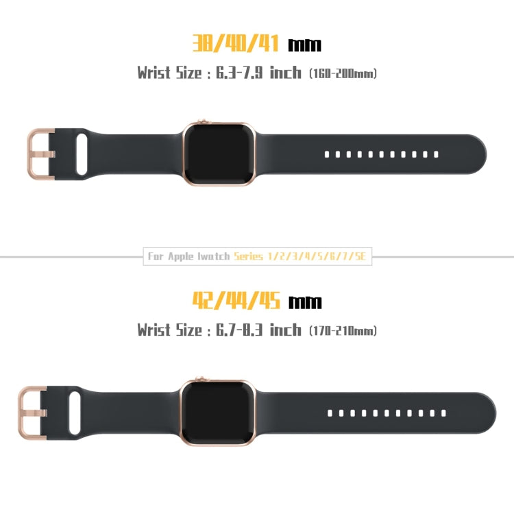 For Apple Watch Series 7 45mm Pin Buckle Silicone Watch Band(Dark Grey) - free shipping - PMC TechLife - Order now!