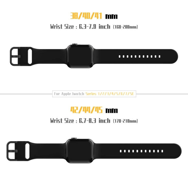 For Apple Watch Series 2 42mm Pin Buckle Silicone Watch Band(Black) - free shipping - PMC TechLife - Order now!