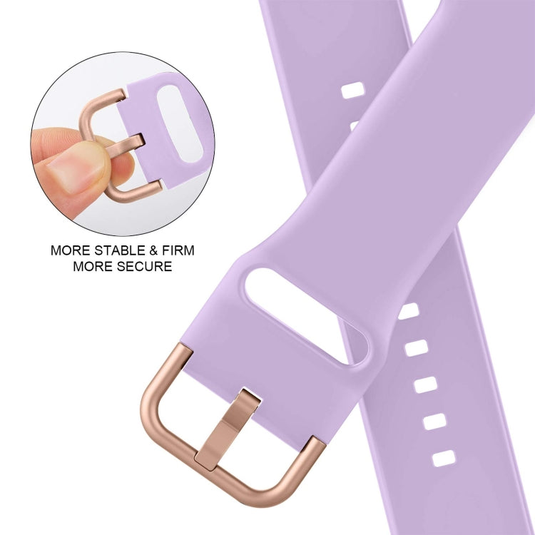 For Apple Watch Series 2 42mm Pin Buckle Silicone Watch Band(Lavender) - free shipping - PMC TechLife - Order now!