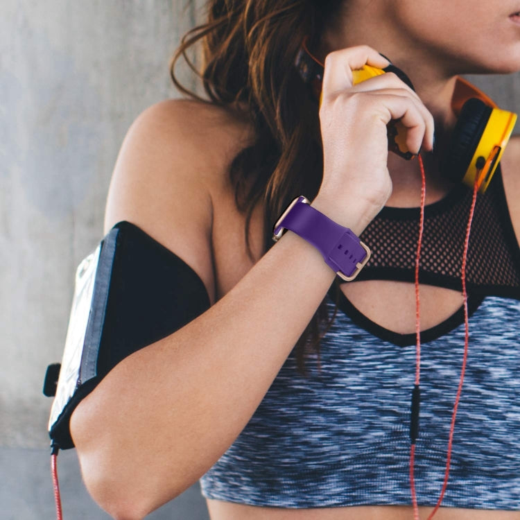 For Apple Watch Ultra 2 49mm Pin Buckle Silicone Watch Band(Purple) - Watch Bands by PMC TechLife | Online Shopping South Africa | PMC TechLife