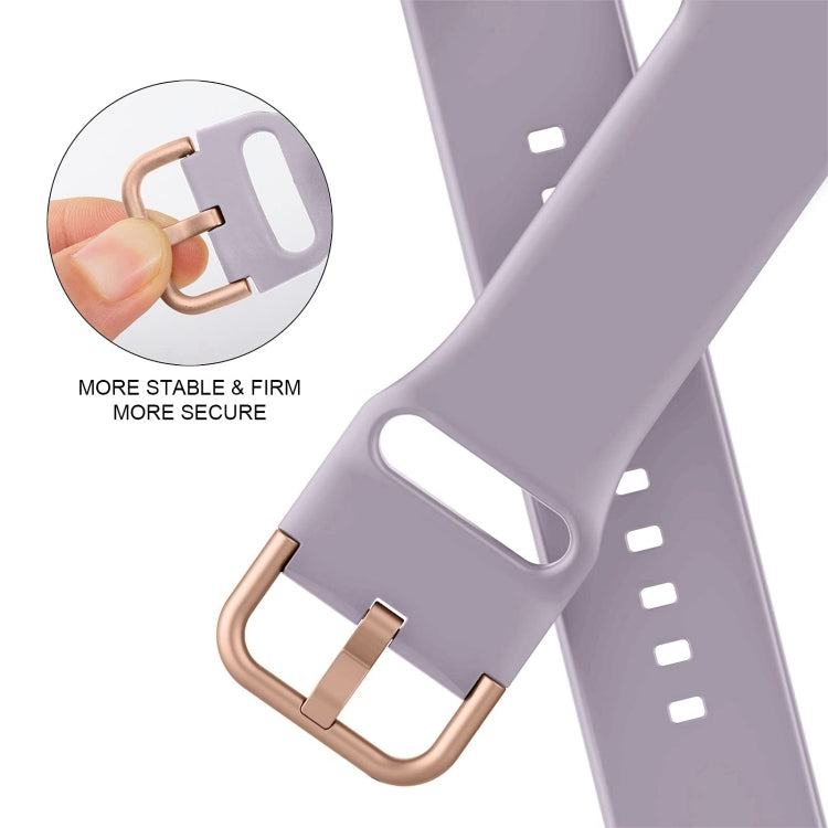 For Apple Watch Series 10 46mm Pin Buckle Silicone Watch Band(Baby Purple) - free shipping - PMC TechLife - Order now!